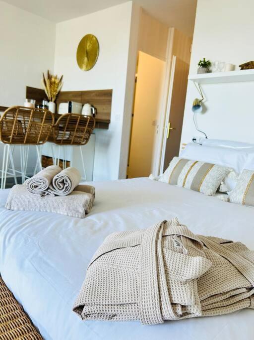 Studio Chic & Cosy Vue Mer, Clim, Parking La Grande Motte Exteriör bild