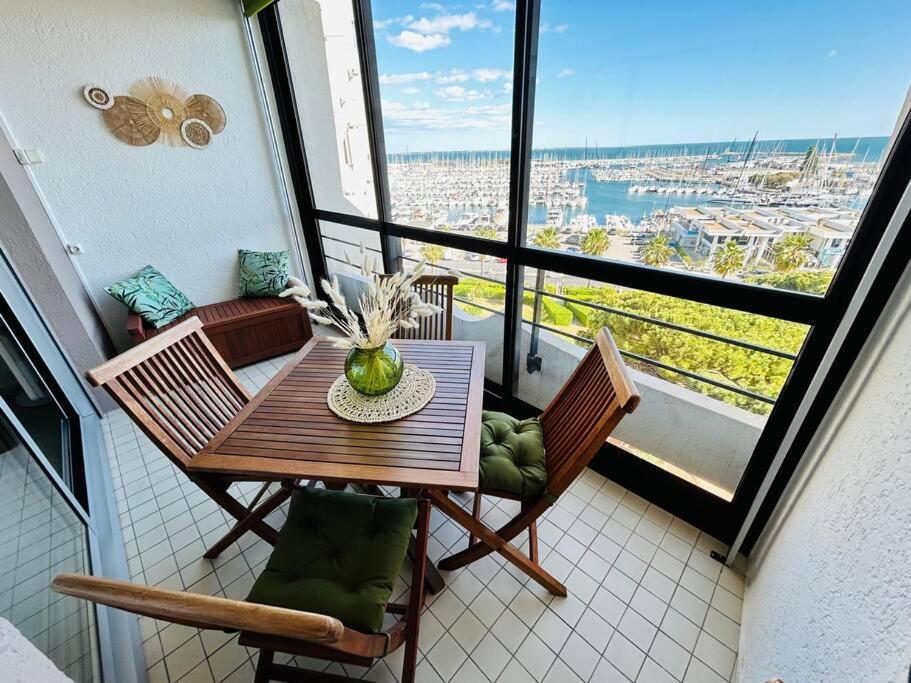 Studio Chic & Cosy Vue Mer, Clim, Parking La Grande Motte Exteriör bild