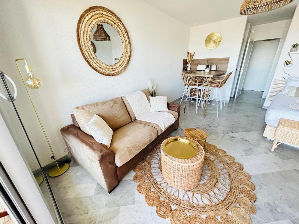 Studio Chic & Cosy Vue Mer, Clim, Parking La Grande Motte Exteriör bild